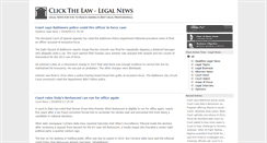 Desktop Screenshot of clickthelaw.com