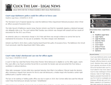 Tablet Screenshot of clickthelaw.com